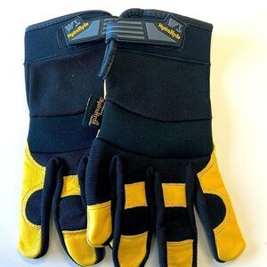 Wells Lamont Men's HydraHyde Leather Work Gloves Size Large